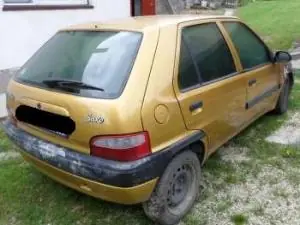 Akció CITROEN SAXO 99- Jobb hátsó ajtóüveg bontott alkatrész