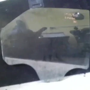 DACIA LOGAN 04.11-08.06 Jobb hátsó ajtóüveg zöld bontott alkatrész Ingyenes szállítás