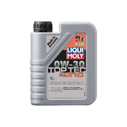 Liqui Moly Top Tec 4310 LM2361 0W-30 motorolaj 1L Legnépszerűbb