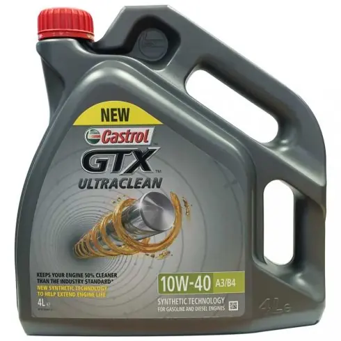 Csak ma Castrol Gtx Ultraclean 10W-40 A3/B4 4 L Motorolaj