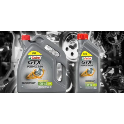 Castrol Gtx Ultraclean 10W-40 A3/B4 1 L Motorolaj Újdonság