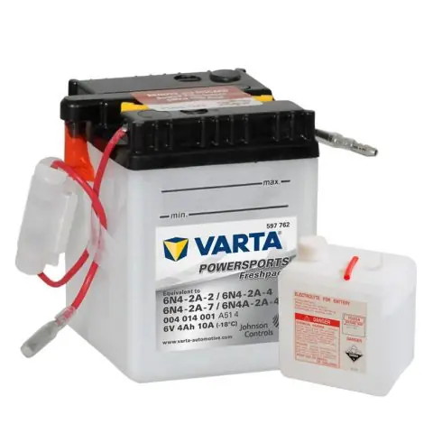 Varta 6v 4ah 10A motor akkumulátor 6N4-2A-2 004014001A514 Ajánlat