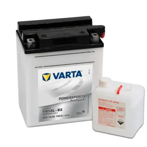 Varta 12v 14ah 190A motor akkumulátor jobb+ YB14L-B2 514013014A514 Kedvezményes ár