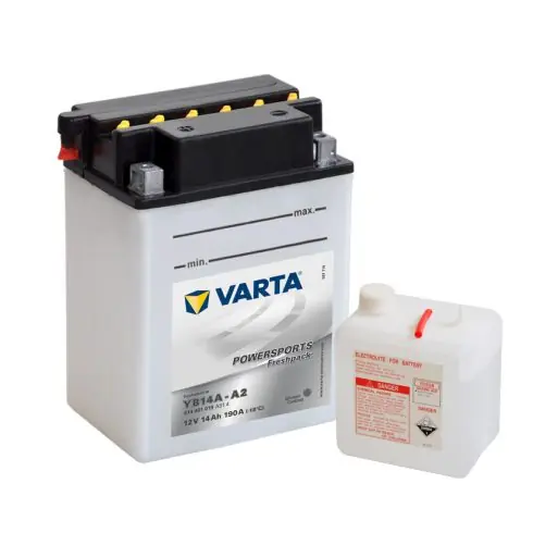 Varta 12v 14ah 190A motor akkumulátor YB14A-A2 514401019A514 Akciós ár