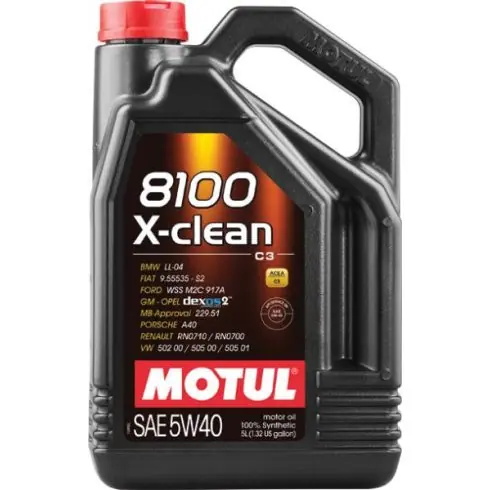 Gyors szállítás MOTUL 8100 X-clean 5W40 5L motorolaj