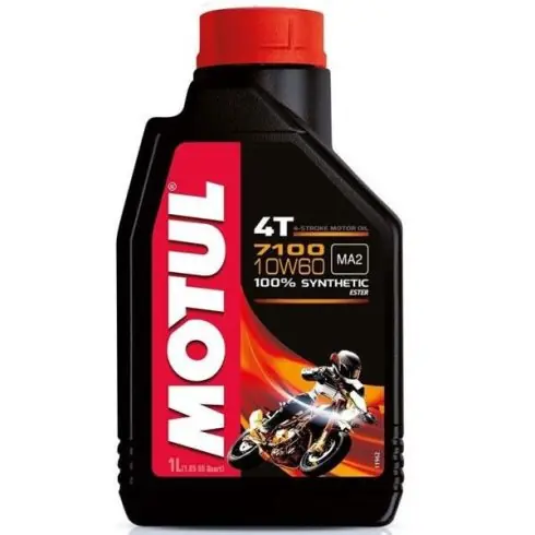 Gyors kiszállítás MOTUL 7100 4T 10W60 1L motorkerékpár motorolaj