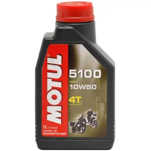 MOTUL 5100 4T 10W-50 1L motorkerékpár motorolaj Gyors szállítás