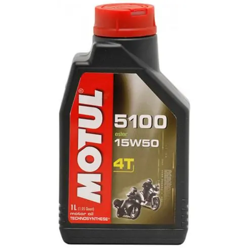 MOTUL 5100 4T 15W-50 1L motorkerékpár motorolaj Kedvezmény
