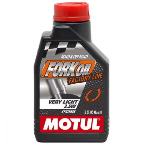 MOTUL Fork Oil very light Factory Line 2,5W 1L villa olaj Gyors kiszállítás