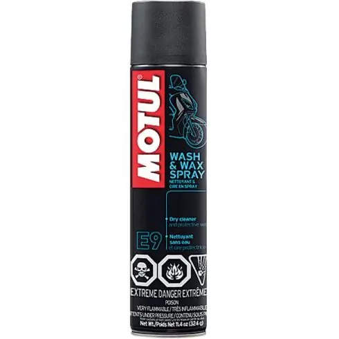 Árcsökkenés MOTUL E9 Wash & Wax Spray 0,4 L tisztítószer