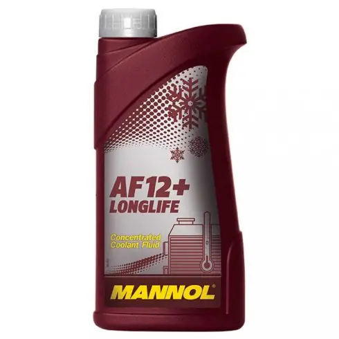 Mannol fagyálló hűtőfolyadék Longlife Antifreeze AF12+ Piros 1L MANNOLAF12+1L Expressz szállítás