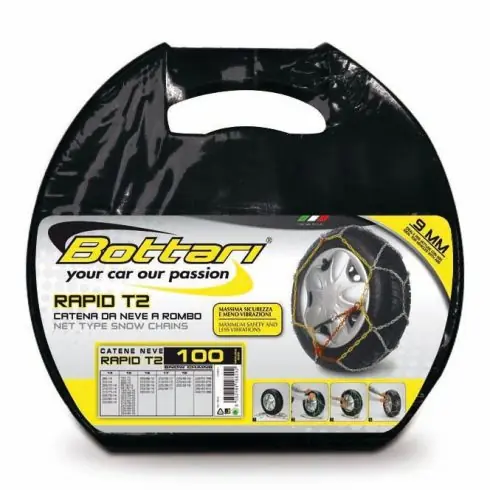 Alacsony ár Hólánc, 9 MM, 100 RAPID T2 BO18820