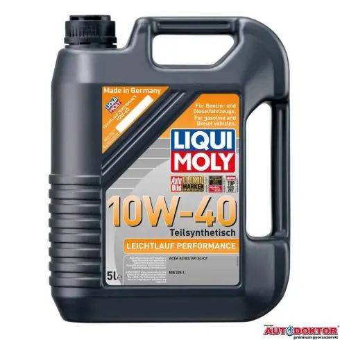 Újdonság Liqui Moly Leichtlauf Performance 10W-40 5L motorolaj