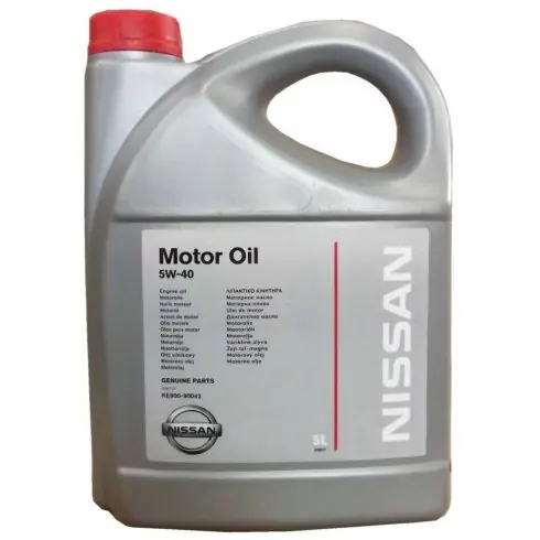 Nissan O.E.M. /gyári/ 5W40 5L motorolaj Biztonságos fizetés