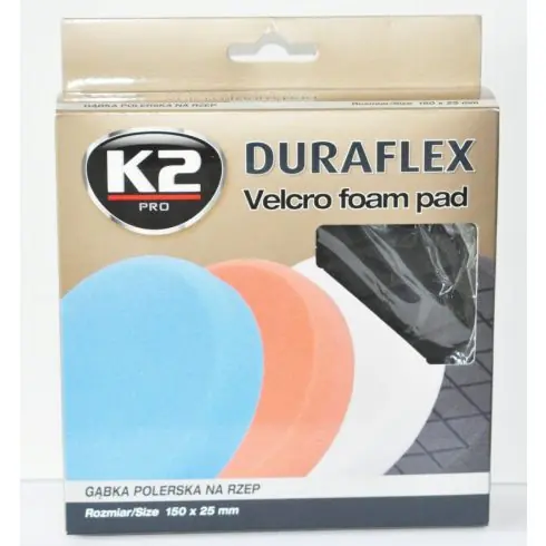 Szuper ajánlat K2 PRO DURAFLEX L614 tépőzáras polírkorong fekete