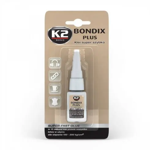 Kiárusítás K2 BONDIX PLUS B101 10g pillanatragasztó