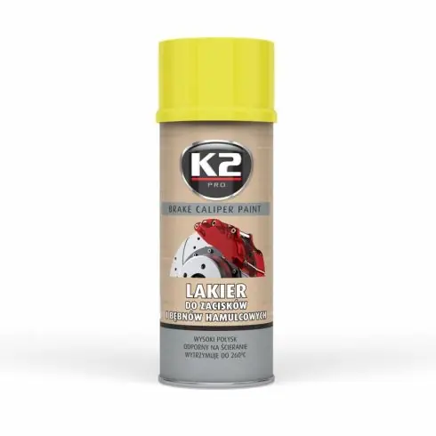 Utolsó esély K2 BRAKE CALIPER paint L346ZO 400ml sárga féknyereg festék