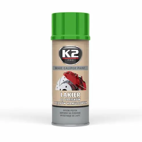 Legkelendőbb K2 BRAKE CALIPER paint L346ZI 400ml zöld féknyereg festék