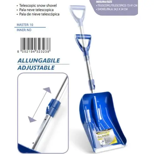 Végkiárusítás Bottari hólapát alu nyéllel teleszkópos BO32323