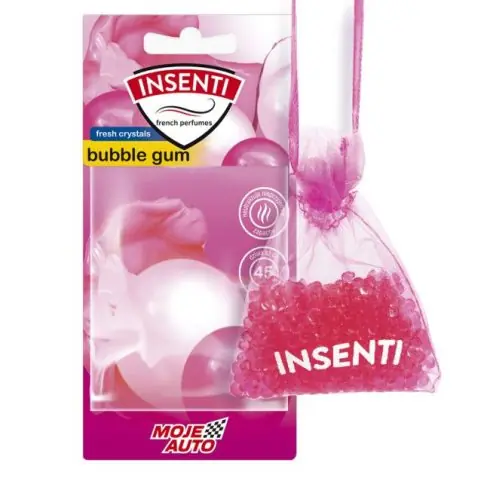Kiárusítás Moje Auto 20 g Insenti friss kristályok bubble gum, rágógumi illatosító 15007