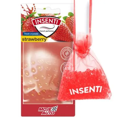 Moje Auto 20 g Insenti friss kristályok édes eper illatosító 15004 Ingyenes szállítás