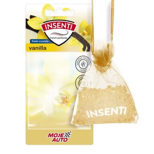 Moje Auto 20 g Insenti friss kristályok vanília illatosító 15001 Kiárusítás