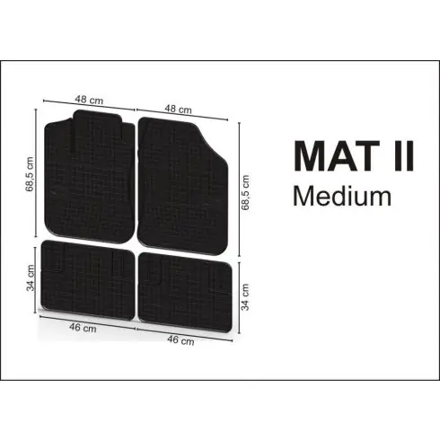 Frogum Medium univerzális gumiszőnyeg szett, 4db 0014 Biztonságos fizetés