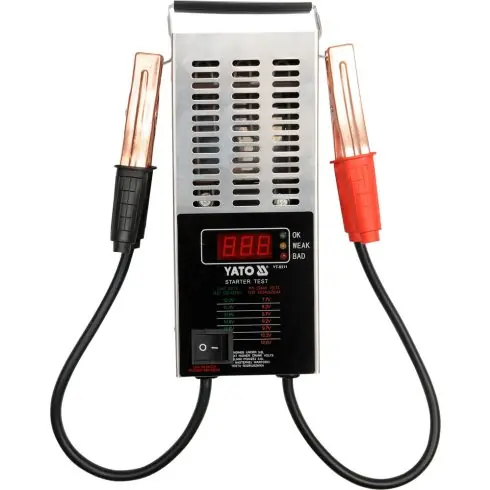 YATO Akkuteszter-terhelő villa 12V digit CCA 150-1400A YT8311 Szuper ajánlat
