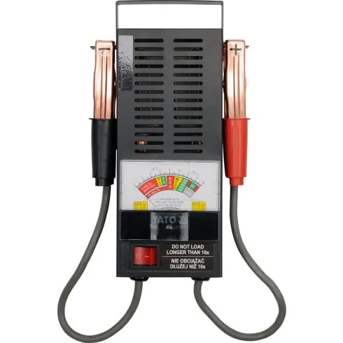 YATO Akkuteszter-terhelő villa 6V-12V analog CCA 200-1000A YT8310 Prémium