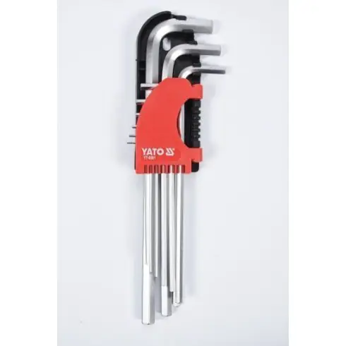 YATO Imbuszkulcs klt. 9 részes 1,5-10 mm hosszított YT0501 Árengedmény