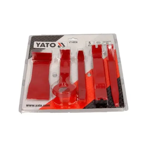 Gyors szállítás YATO 5 részes ajtókárpit leszedő klt. YT0836