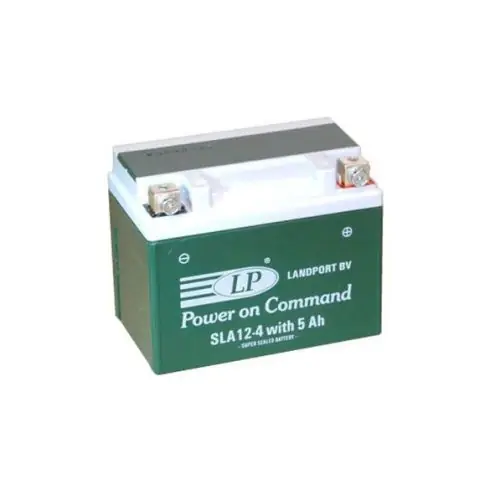 Szezonális akció Landport 12V 5Ah 55A motor akkumulátor jobb+ SLA124W5