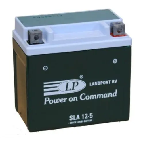Landport 12V 5Ah motor akkumulátor jobb+ SLA125 Expressz kézbesítés