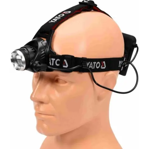 YATO Fejlámpa XM-L2 CREE állítható fókusszal YT08591 Korlátozott ajánlat