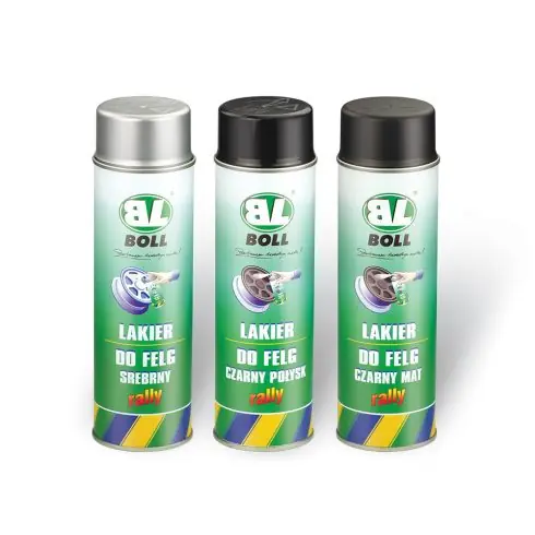 Boll akril lakk felnikhez (fekete matt) spray 500 ml 010135BOLL Népszerű