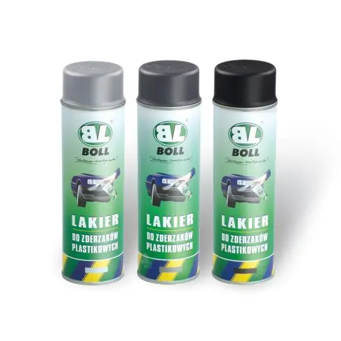 Boll lakk fekete festék spray (műanyag elemekhez) 500 ml 001016BOLL Outlet