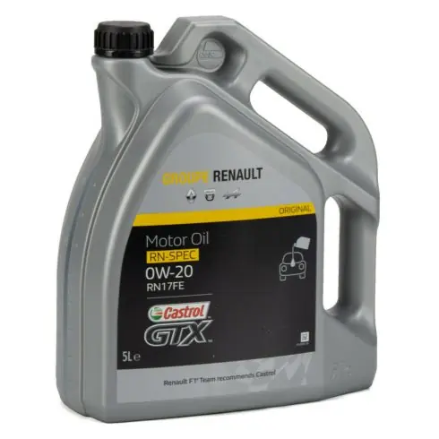 Vedd meg online Renault 0W20 Castrol Rn-Spec RN17FE 5L motorolaj