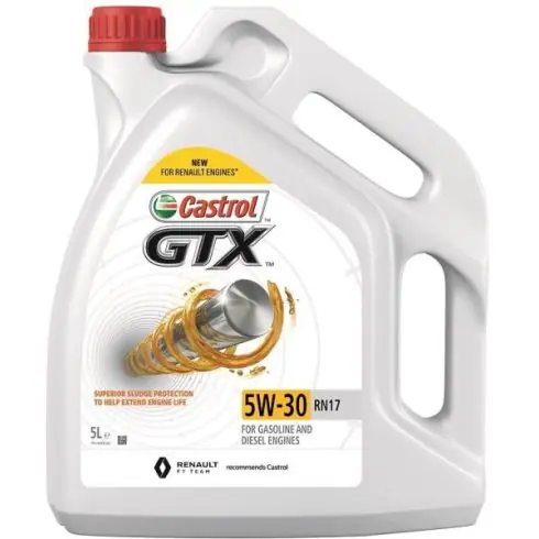 Népszerű CASTROL GTX 5W-30 RN17 5L motorolaj