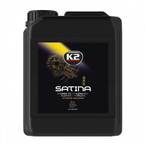 K2 SATINA PRO blueberry-műszerfalápoló és regeneráló 5L D5005 Gyors szállítás