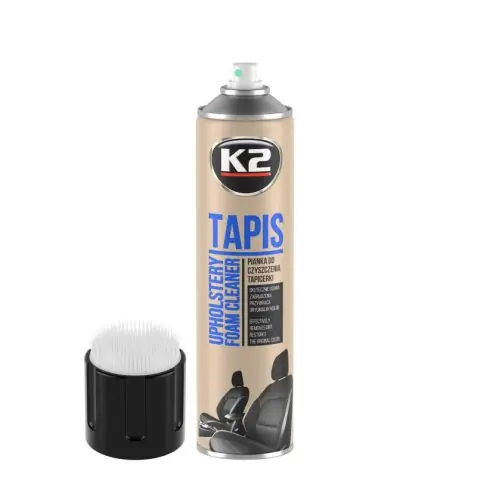 Ingyenes szállítás K2 TAPIS BRUSH kárpittisztító hab spray 600ml K206B