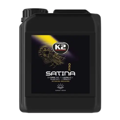 Akció K2 SATINA PRO sunset fresh műszerfalápoló és regeneráló 5L D5015