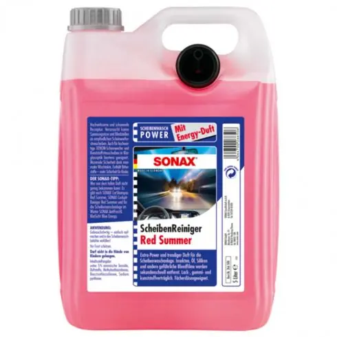 Kedvezmény Sonax ScheibenReiniger, Red Summer, nyári kevert szélvédőmosó folyadék 5L 266555