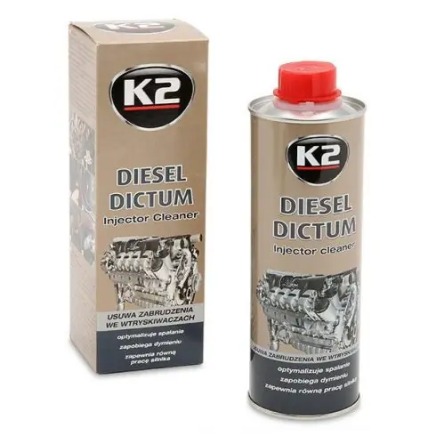 K2 DIESEL DICTUM dízel befecskendező rendszer tisztító üzemanyag adalék 500ml W325 Expressz szállítás