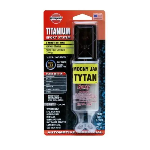 K2 Fémragasztó epoxigyanta, titán (szürke) 25ml DV479 Csak ma