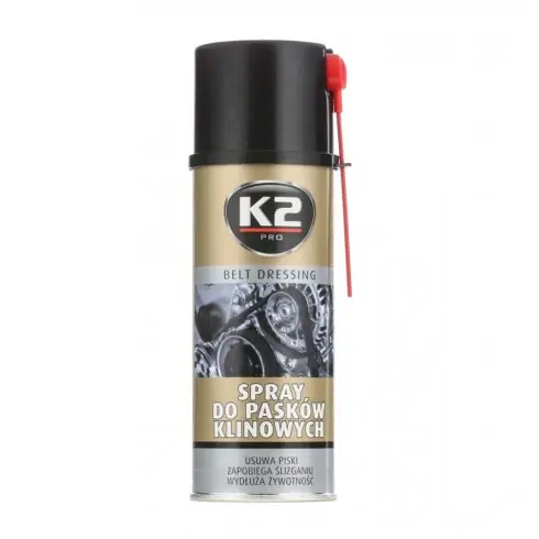 K2 BELT DRESSING szíj-ékszíj ápoló spray 400ml W126 Korlátozott ajánlat