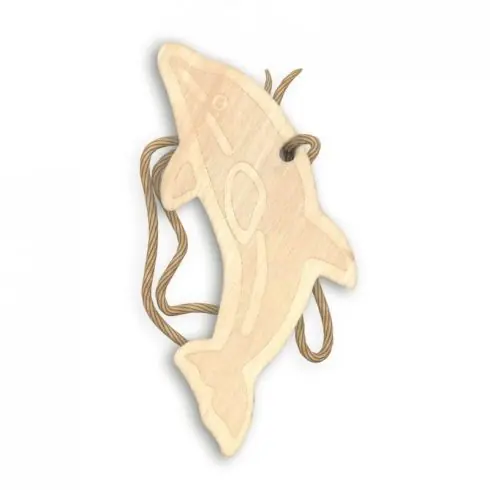 Árcsökkenés K2 WOODY DOLPHIN STRAWBERRY fa delfin légfrissítő (eper) V595