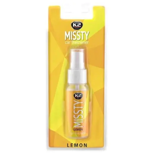 Népszerű K2 MISSTY LEMON légfrissítő kényelmes porlasztóval 30ml V225