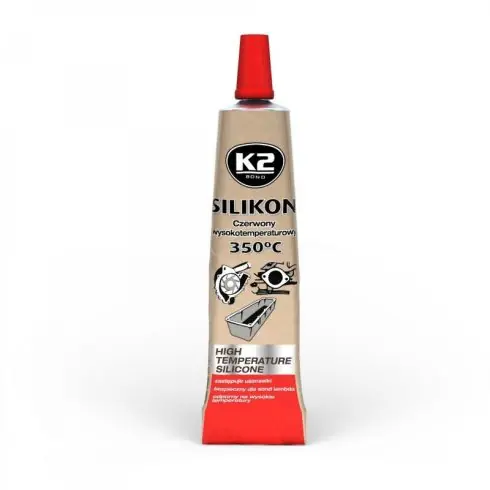 K2 RED SILICONE +350°C szilikon tömítő készítmény 21g B2450 Expressz kézbesítés
