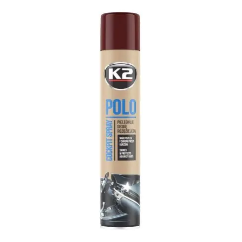 K2 Polo műszerfal és műanyagápoló spray (cola) 750ml K407CO0 Gyors szállítás