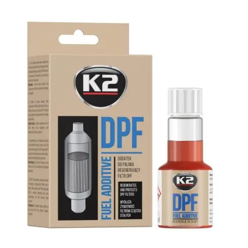 K2 DPF részecskeszűrő ápoló-tisztító üzemanyag adalék 50ml T316 Végkiárusítás